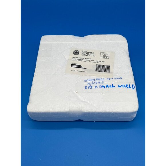 Disneyland's 40th Anniversary Plate It's A Small World The Bradford Exchange - Picture 7 of 7